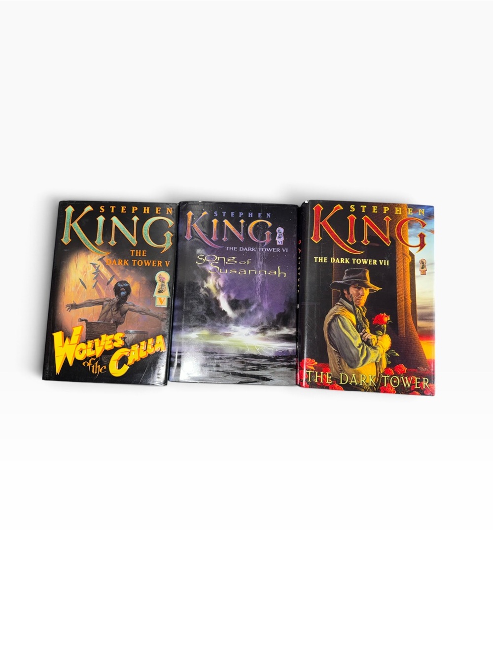 Vintage Stephen King Dark Tower V–VII — First Trade Editions — 3 Book Set